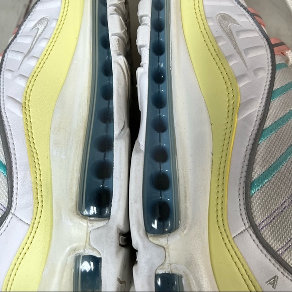 Nike Air Max 98 Easter Pastels Women’s Size 9 (AH6799-300) Shoes Sneakers - Picture 10 of 12